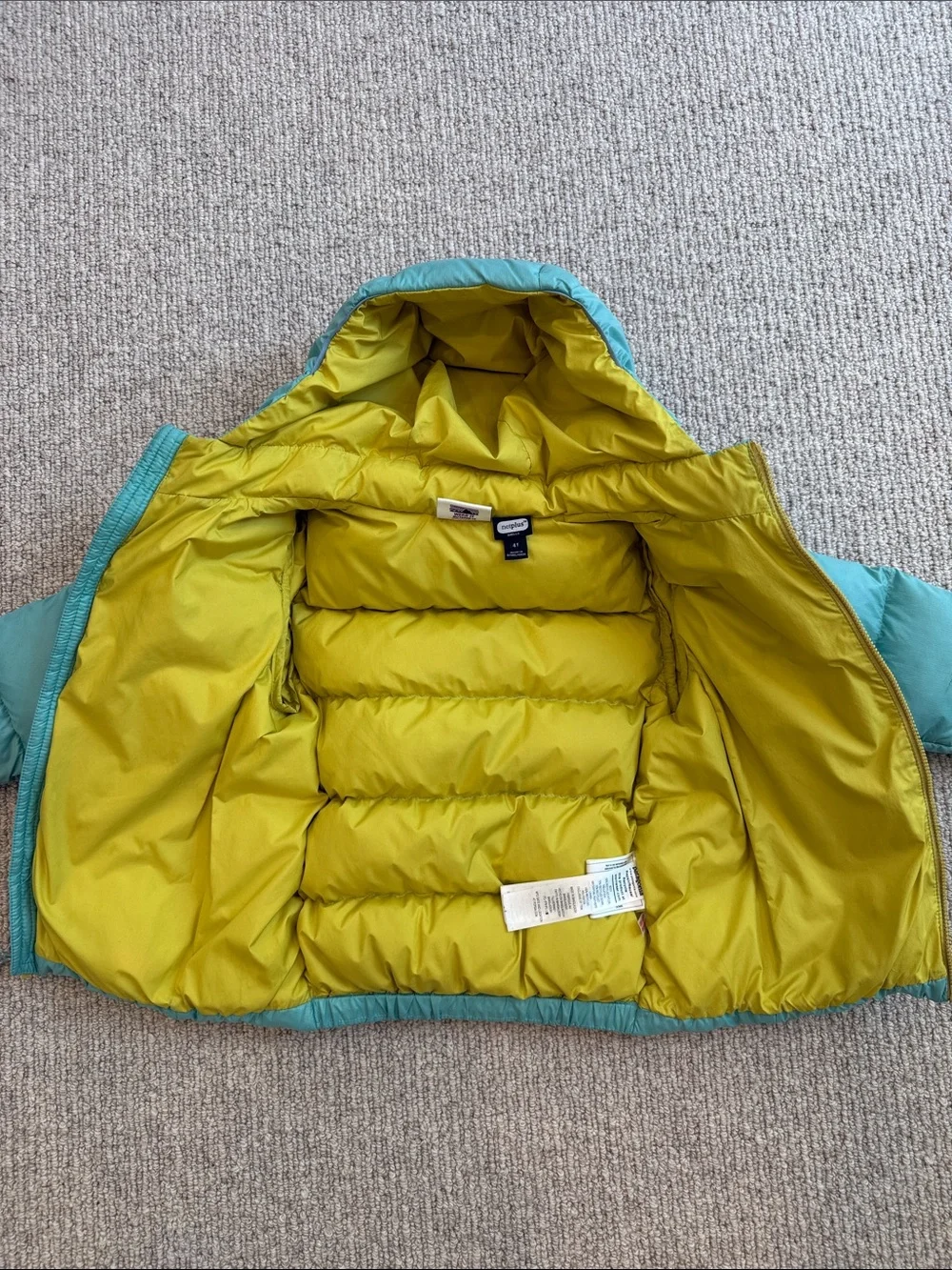 Patagonia Hi Loft Down Hoodie Jacket - 4T